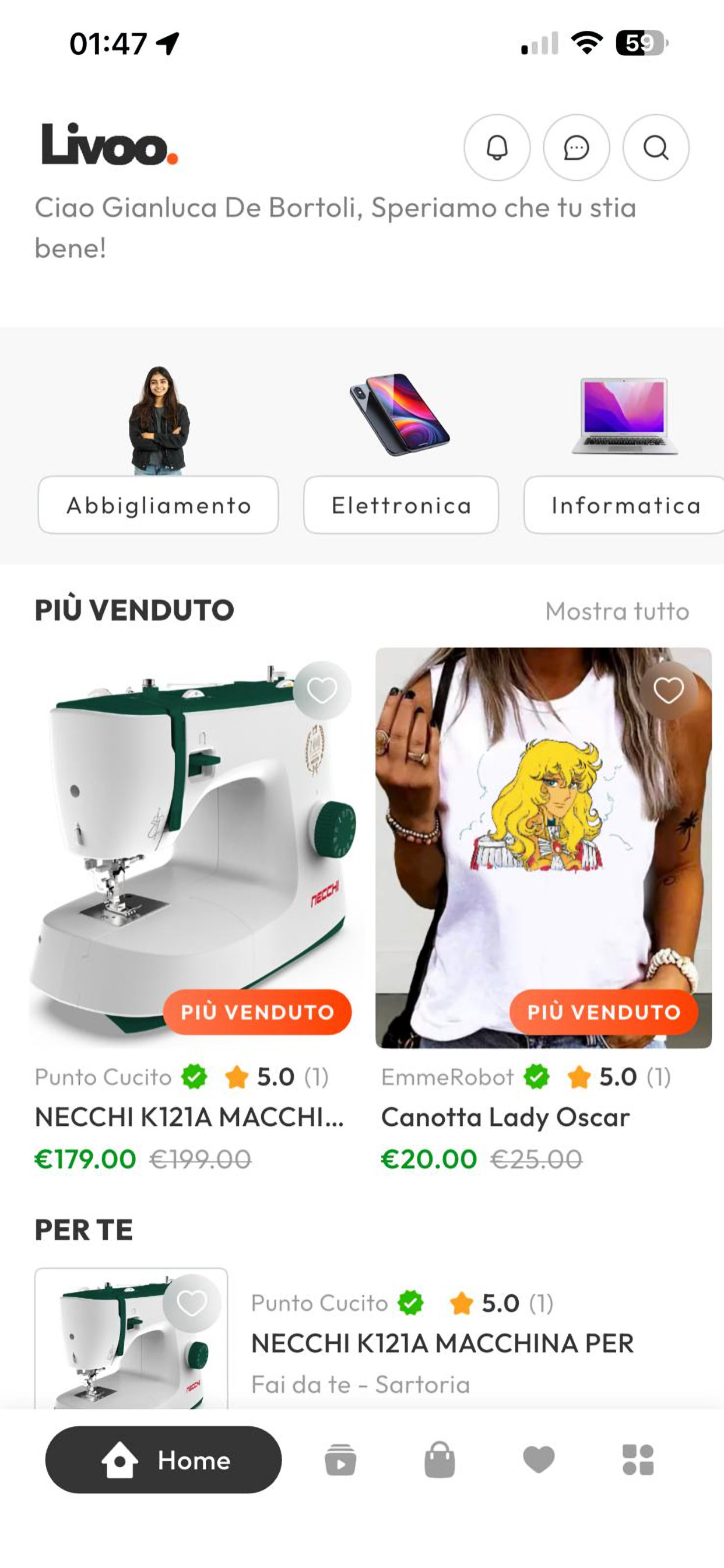 Livoo App Screenshot
